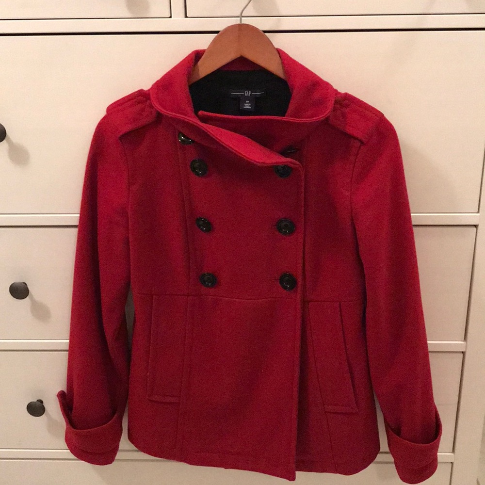 Gap double-breasted coat size XS